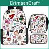 Taylor Swift Alison Printed Backpack Student Schoolbag Shoulder Bag Pencil Bag