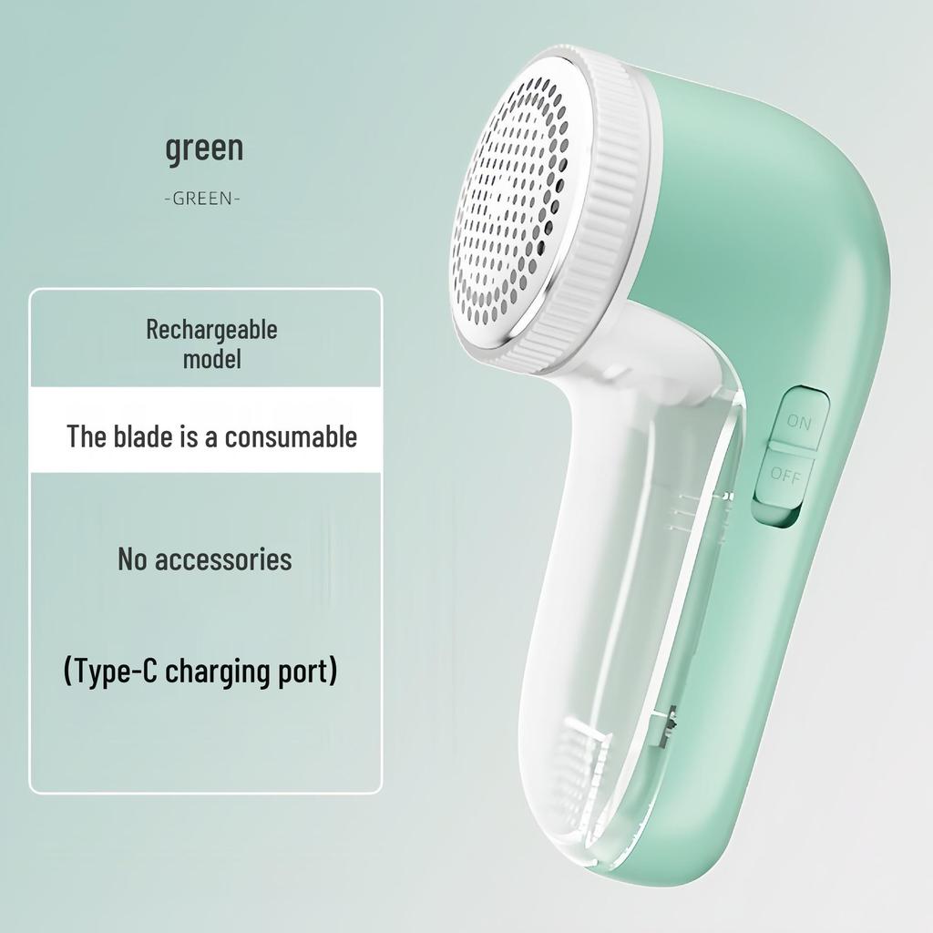 Dispozitiv de îndepărtare a mingilor din material textil reîncărcabil și aparat de ras pentru haine și pantaloni