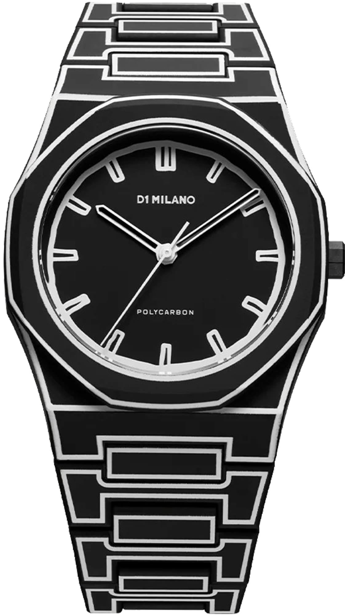 

Мужские часы D1 Milano PCBJ33 из поликарбоната Черный Sketch 40,5 мм