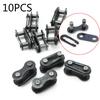 Steel Chain Joint Links 1/2 X 1/8 Black Replacement