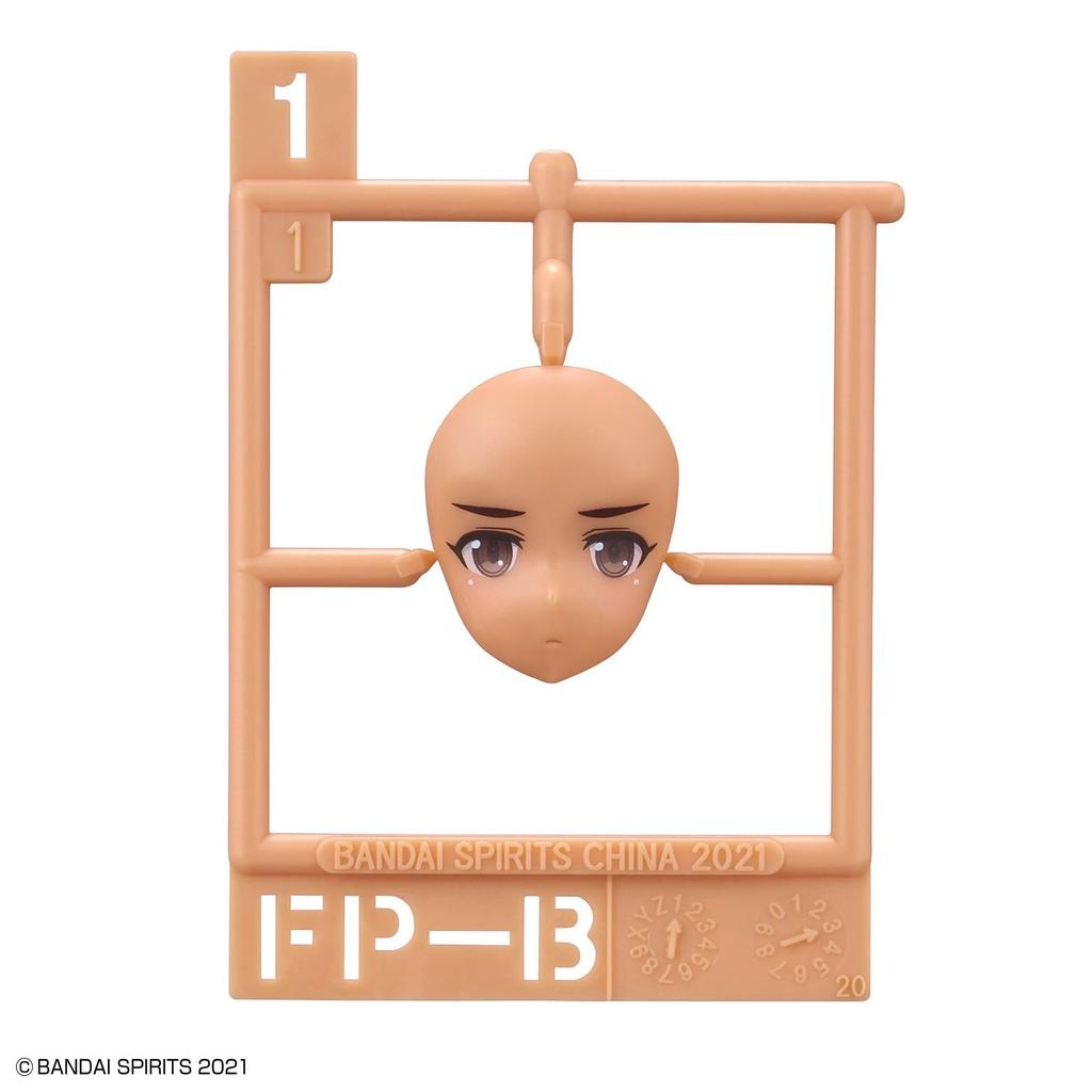 BANDAI SPIRITS 30MS Optional Face Parts Expression Set 6 [Color C] Pre-Colored Plastic Model