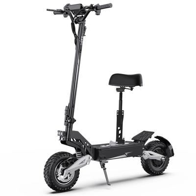 Monopattino Elettrico Pieghevole OOTD 11" Motore 900W Monopattino da Città 48V 13.5AH Autonomia Massima 45Km Carico 120Kg Nero T10