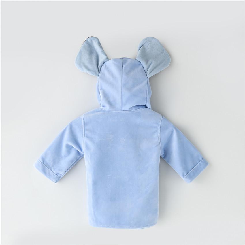 Animal-Shaped Hooded Bathrobe for Infants and Toddlers
