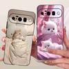 For Google Pixel 10 5G GK2MP Case Silicone TPU Black Cover For Google Pixel10 GLBW0 GL066 Retro Animal Cartoons Phone Cases Capa
