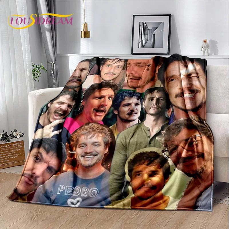 29 Style Pedro Pascal Funny Printing Blanket,Soft Throw Blanket for Home Bedroom Bed Sofa Picnic Travel Office Cover Gifts Kids