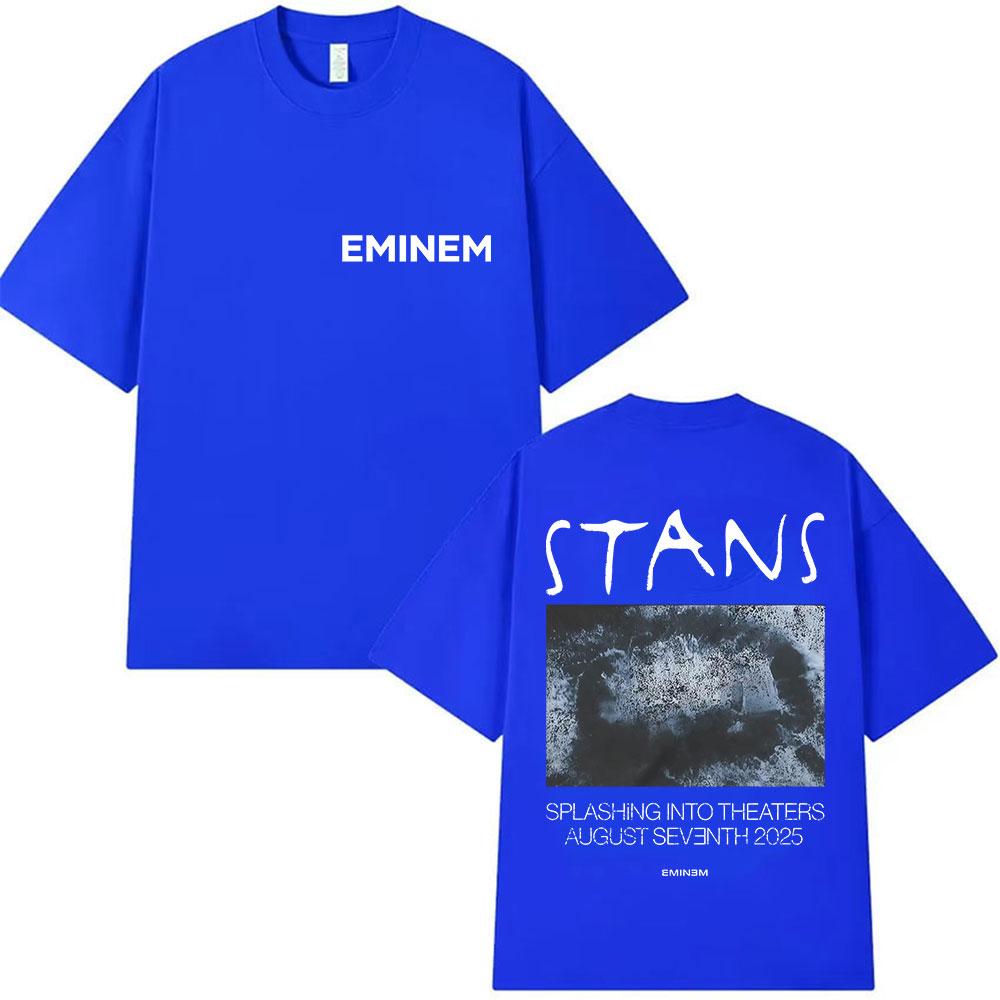 Rapper Eminem Stans Album 2025 Graphic T Shirt Mens Hip Hop Vintage Short Sleeve Tshirts Unisex Loose Gothic Clothing Tshirt