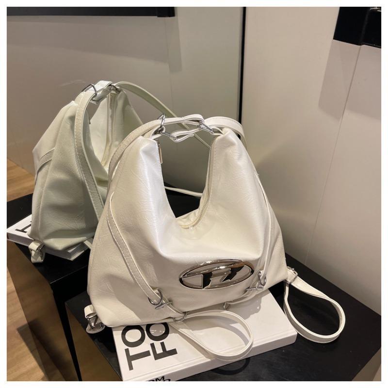 Multifunctional Backpack for Stylish Commuting, Single-shoulder Tote Bag with An Elegant Slouchy Design