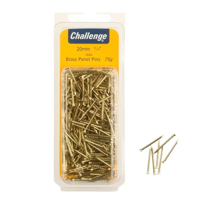 Challenge Mosazné kolářské hřebíčky 20mm Blisterové balení 60g