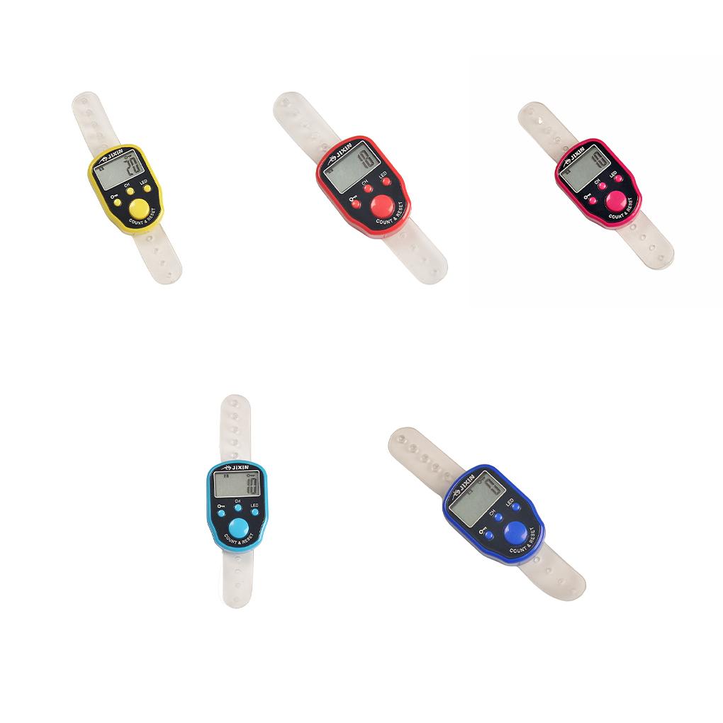 Palm Timer Finger Counter Clock Compact And Colorful LCD With Time Electronic Digital Counting