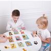 8 Pictures/set of Animal Face Change Stickers Cartoon Cute Children Reward Puzzle DIY Creative Early Education Puzzle Stickers