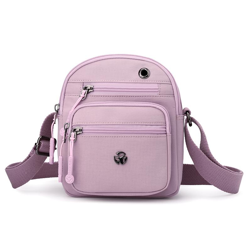 Borsa a tracolla piccola, quadrata, impermeabile, leggera, per cellulare, multistrato, per la mamma