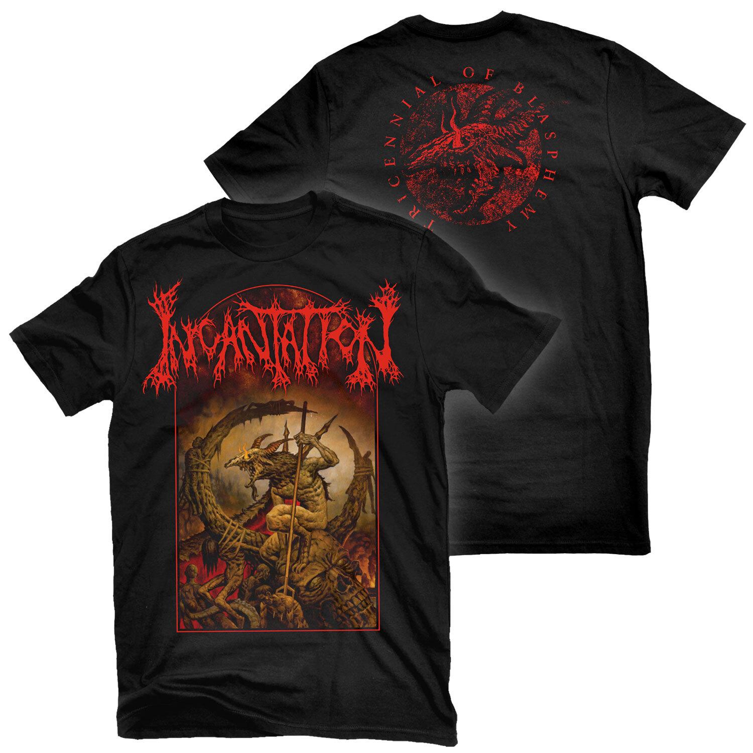 

INCANTATION Тридцатилетие Богохульства Футболка НОВАЯ! Relapse Records TS4722 XXXXL