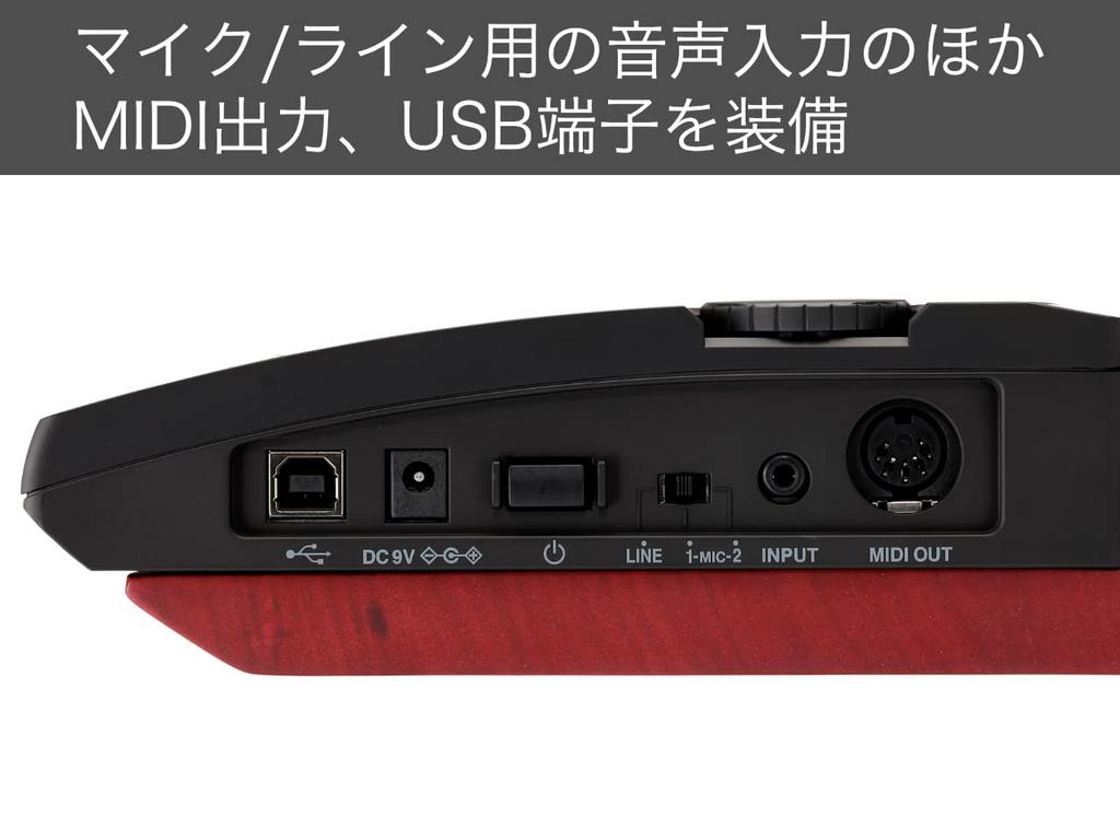 KORG Keytar Synthesizer Stage Keyboard Battery Powered 2RD Translucent Red RK-100S