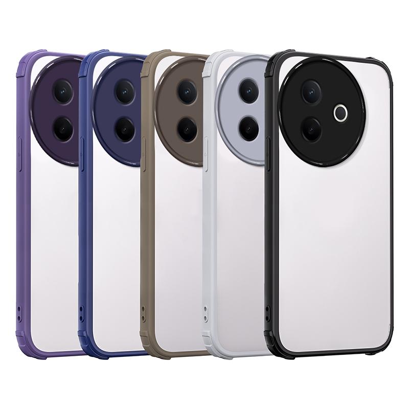For Vivo Y39 5G New Transparent Armor Shockproof Case For Vivo Y33S Y33T Camera Lens Protective Cover For Vivo V30G Clear Cases