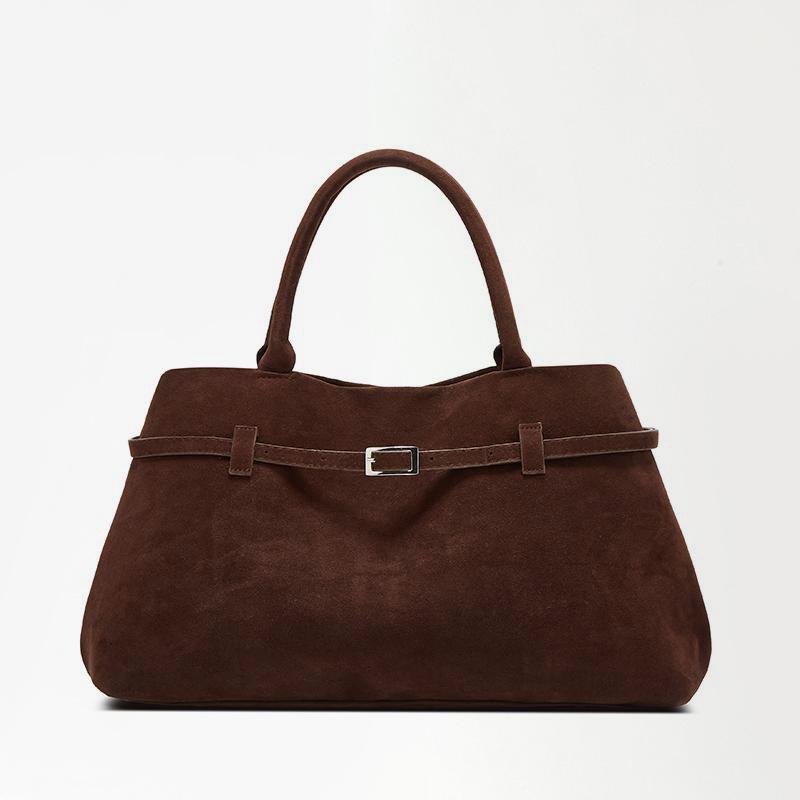 

Винтажная матовая женская повседневная сумка-тоут большой вместимости 37cm x 14.5cm x 24cm