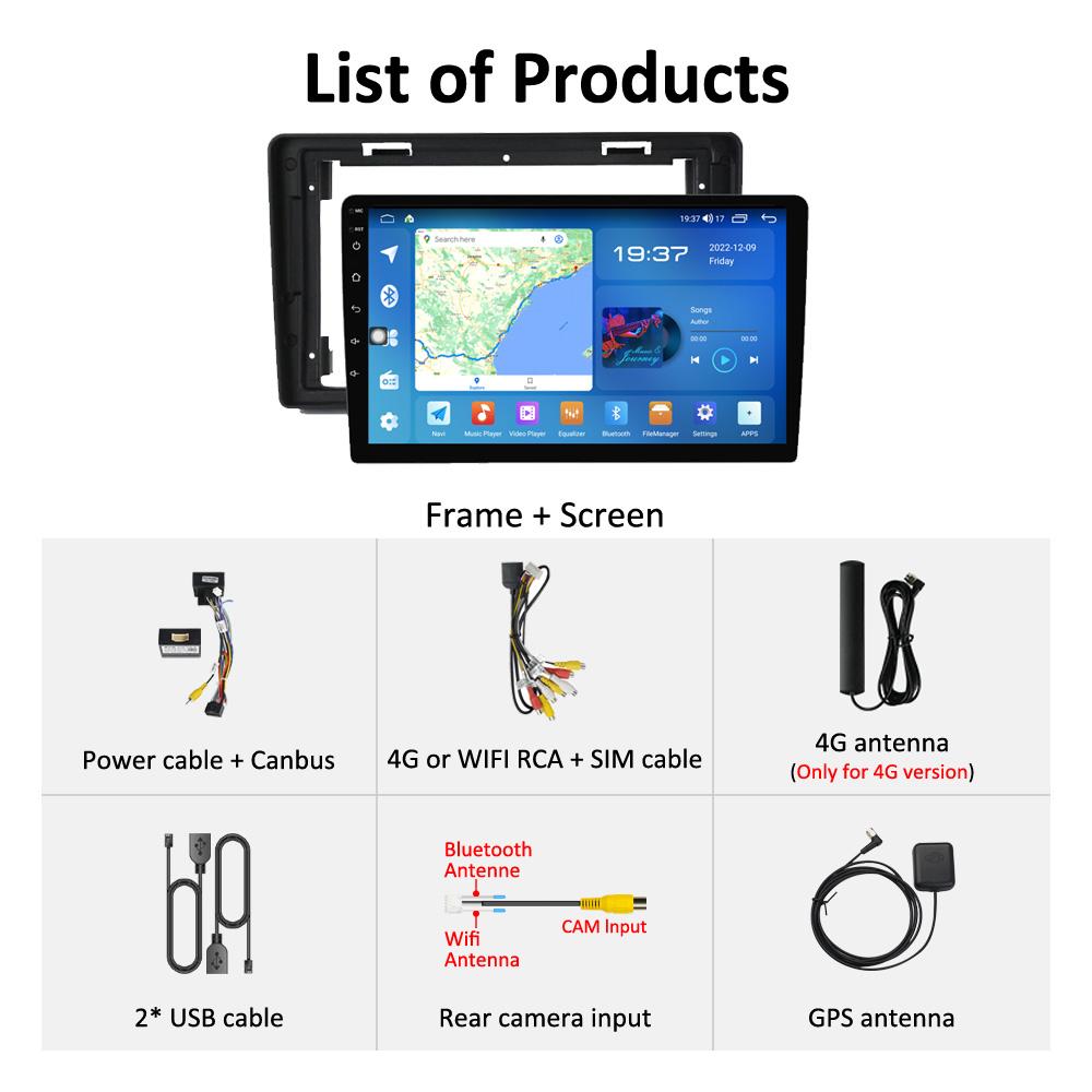 Car Radio Stereo Android 10 CarPlay For Citroen Berlingo 2 B9 Peugeot Partner 2008-2025 Multimedia Video Player GPS Autoradio HU
