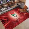 Custom Rug England Rugby Pattern Print Name Text Soft Non‑Slip Floor Carpet for Home Indoor Decoration