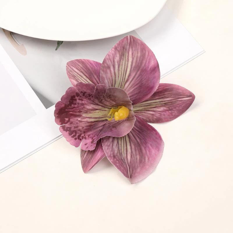 1Pc Hawaiian Flower Hair Clips For Women Girl Artificial Flower Hair Barrettes Hair Accessories Vacation Beach Party Hairpins