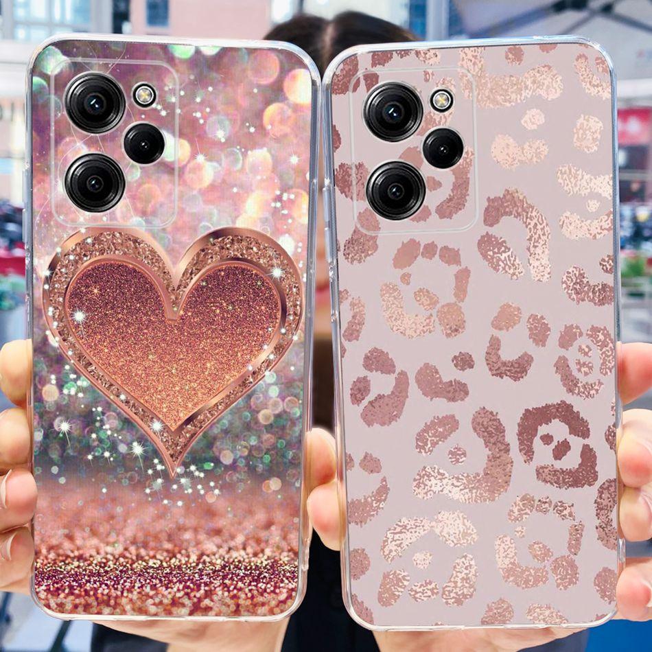 For Xiaomi Poco X5 Pro Case Poco X5 5G Elegant Printing Soft Silicone TPU Phone Back Cover For POCO X5Pro PocoX5