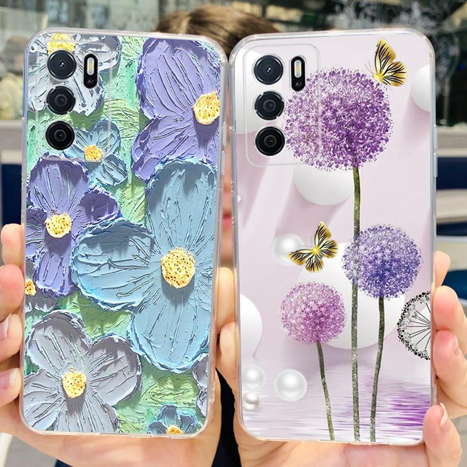Für Oppo A16 A16s Hülle Stylische Bemalte Rückseite Weiche Dünne Handyhülle Für Oppo A16s OppoA16 s CPH2269 Hülle Fundas Bumper Schale