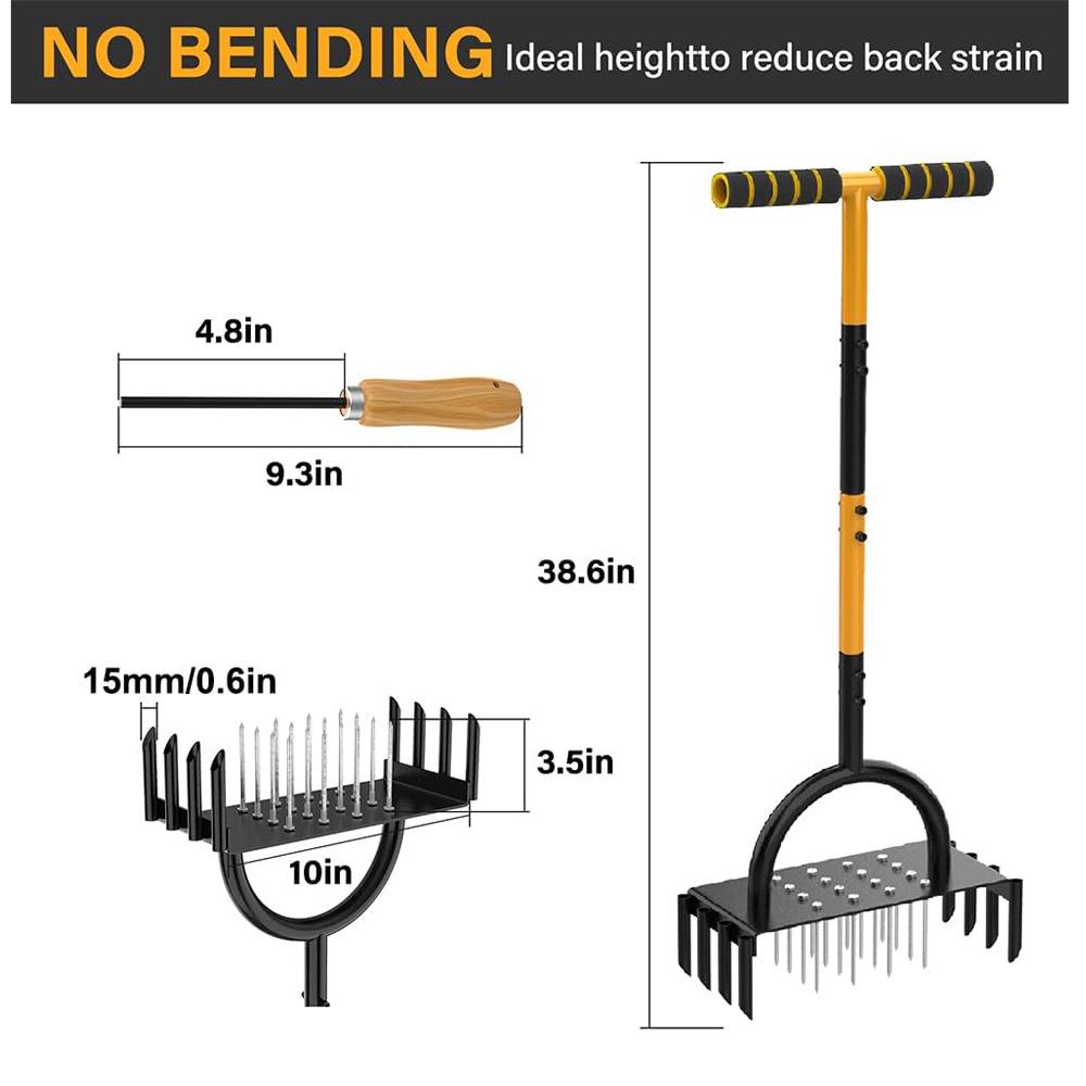 Hot-Selling Manual Lawn Aerator & Soil Loosener Tool