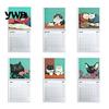 Wandkunst für Zuhause 2027 Katzen Lese Kalender, Jan. - Dez. 12-monatiger Hängekalender Wichtige Termine Erinnerung Planer, Niedliche Katzen-Illustrationen Gag-Geschenk
