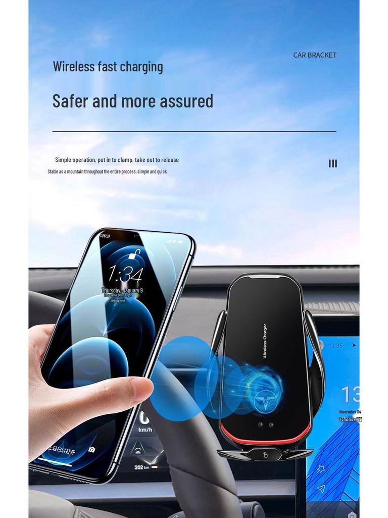 Uchwyt na telefon Denza D9/X do nawigacji, dedykowany do ekranu