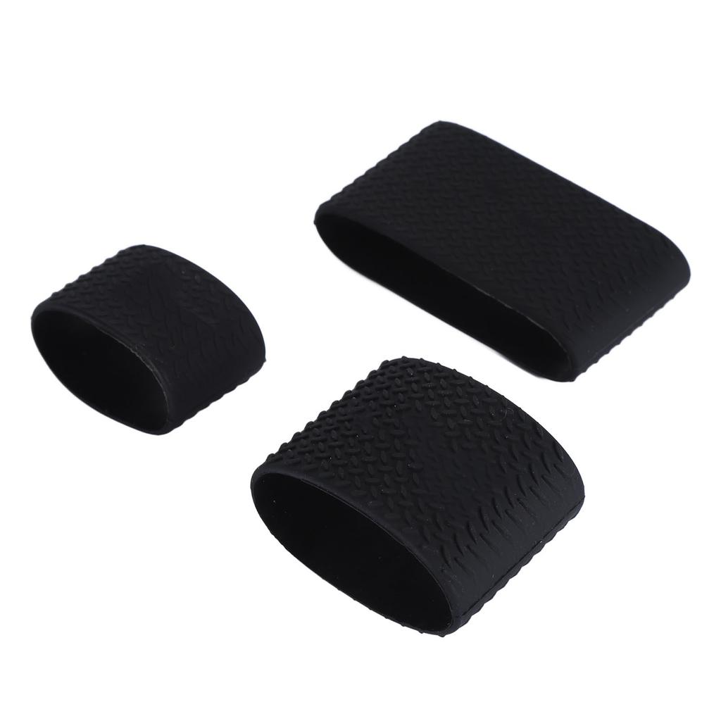 3PCS Clipper Grip Multifunctional Silicone Anti Slip Clipper Ring Sleeve Hairdressing Tool for Styling and Trimming