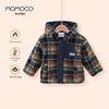 MOMOCO Boys' Plush Hooded Winter Jacket