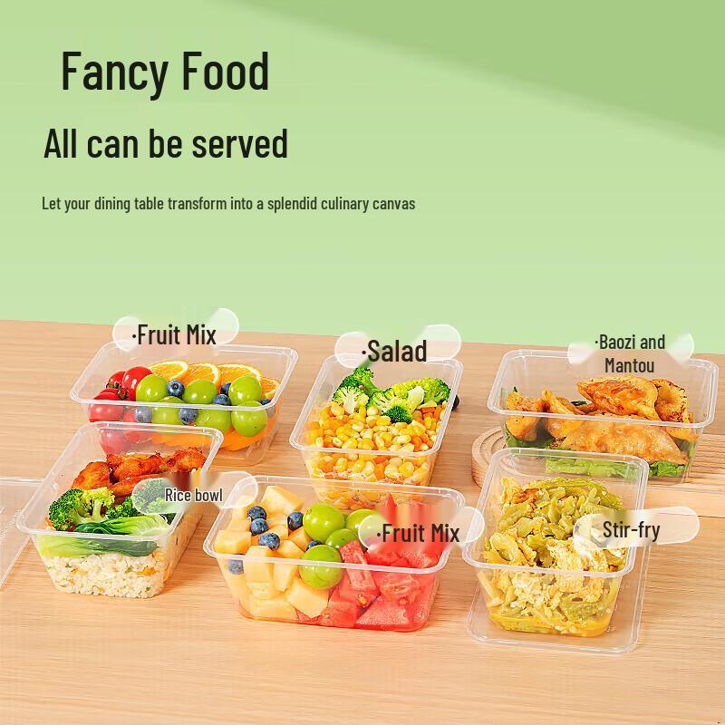 Deshangyuan Disposable Round 750ml Takeout Containers