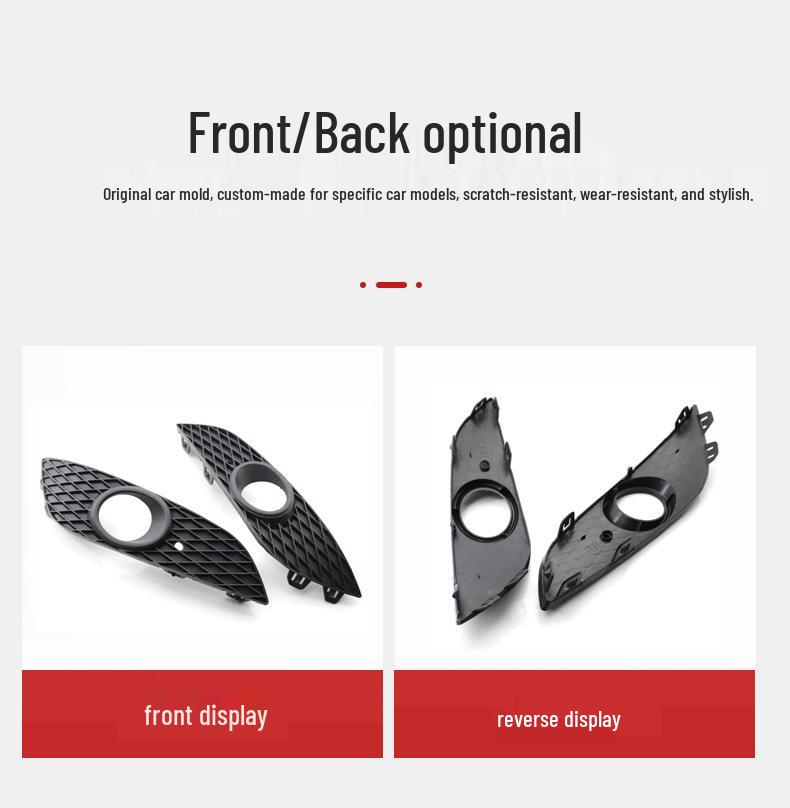 Grilă Bumper Față Inferior & Ornament Lampă Ceață Vauxhall Opel Astra MK5 07-12