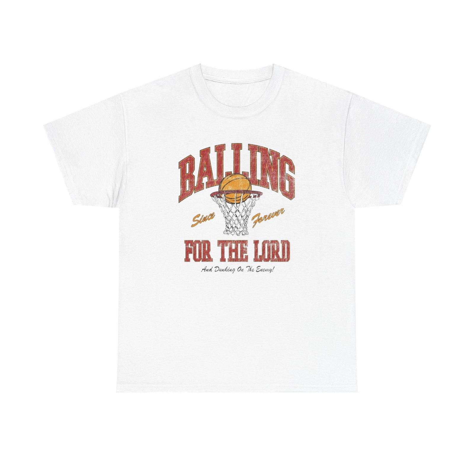 

Balling For The Lord Graphic T Shirt ADULT NEW 4XL
