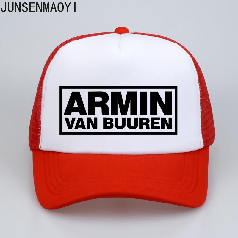 Armin Van Buuren Kappe DJ Fans Trucker Mesh Cool Baseballkappen Together In A State of Trance Kappe Damen Unisex Musikkappe Hut Sonnenhut