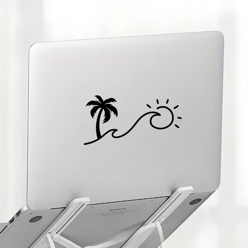 Onda Tropicale Palma Estiva Creativi e Divertenti Adesivi Per Fan di Cartoni Animati eAmanti Alta Qualità Per Auto Camion Motociclette