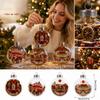 Christmas Tree Decoration Hanging Clear Plastic Ball Ornament for Holiday and Party Decor