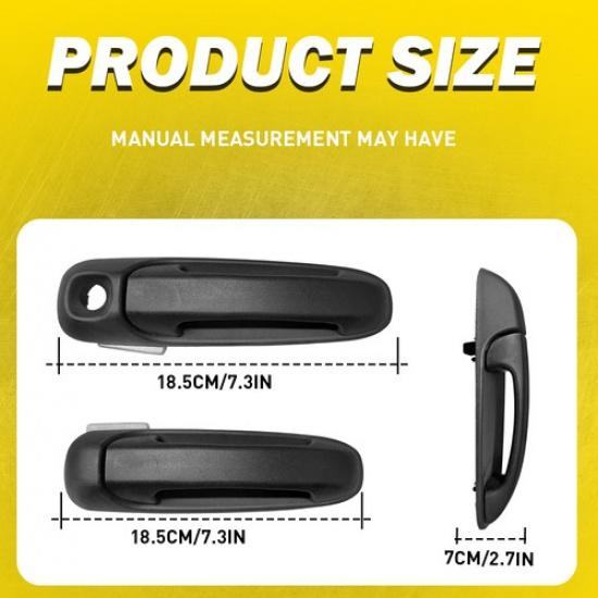 4X Handles Door Exterior For Set Dodge Dakota Front 2005-2011 Rear Left Right