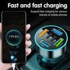 250W 5 Ports Car Charger Fast Charging PD QC3.0 USB C Car Phone Charger Adapter With Voltage For iPhone Samsung Huawei Xiaomi