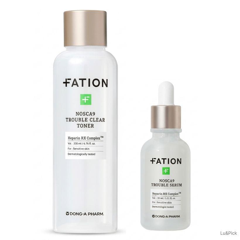 Fation Nosca9 Trouble Clear Toner & Serum Set (Toner 200ml + Serum 30ml)