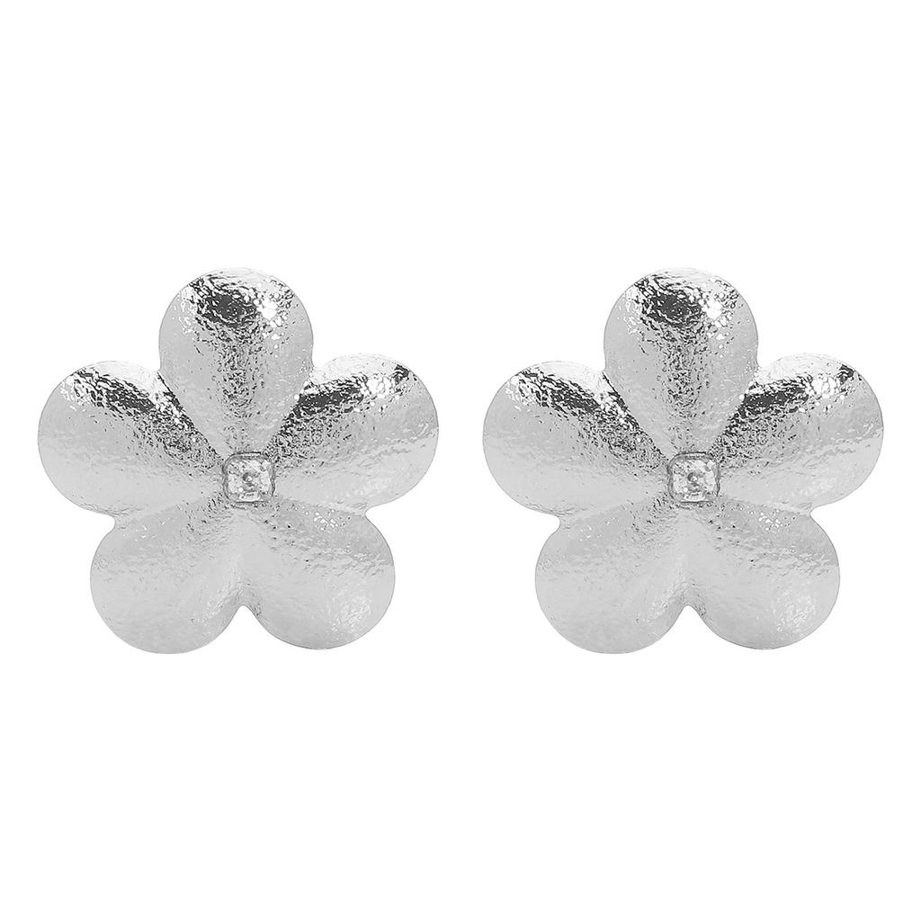 Fashion Is Simple Temperament Flower Pendant Necklace, Personalized Design Earrings Ring Jewelry Set