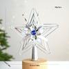 Plastic Star Topper 3D Design Star Ornament Christmas Tree Top Decor  Holiday Party
