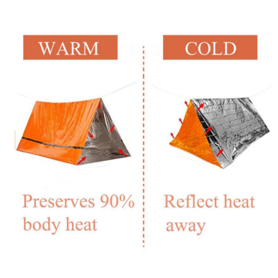 2 Person Emergency Tube Tent Casa De Camping Travel Pergola Family Campaign House Tourist Tents Cool Gear Equipment Coat