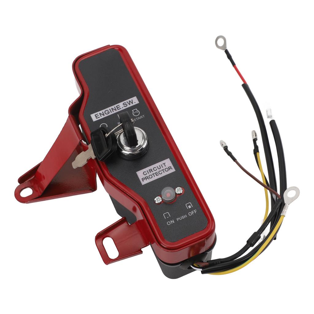 Ignition Key Switch Box Fast Start Sturdy Engine Ignition Switch Control Box with 2 Keys for GX160 5.5HP for GX200
