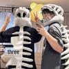 Exoskelett Dinosaurier Maske Plüschtier für Erwachsene & Kinder