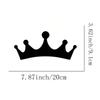 Corona Metallica Minimalista Decorazione Reale Murale Arte in Ferro Durevole Regalo