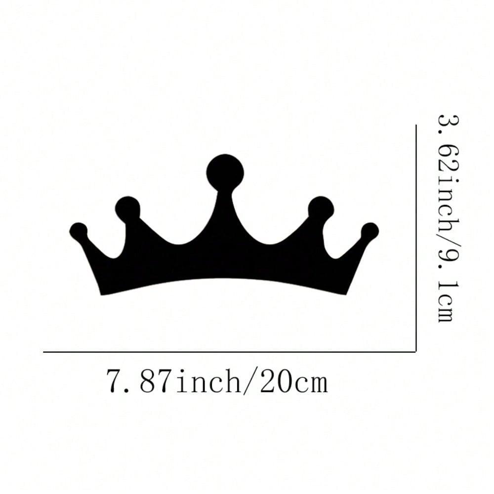 Corona Metallica Minimalista Decorazione Reale Murale Arte in Ferro Durevole Regalo