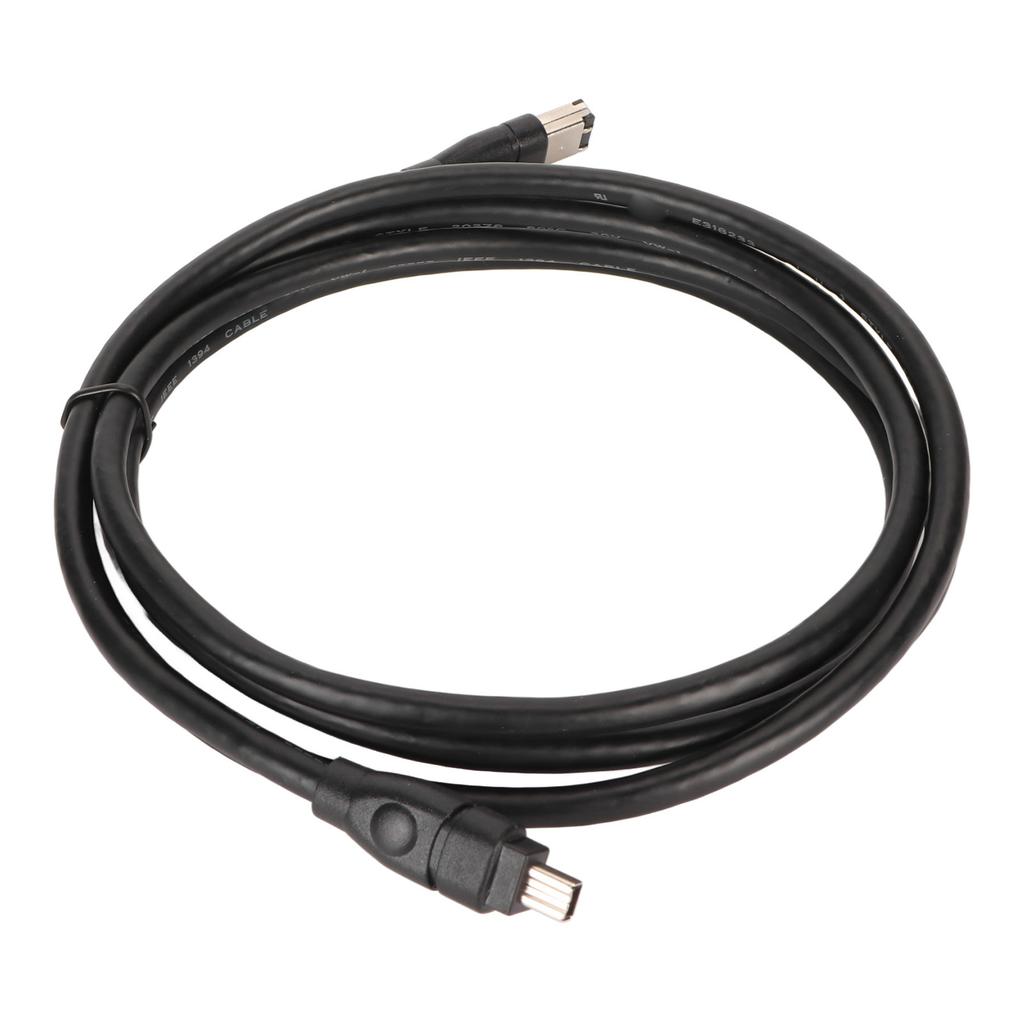 Firewire DV Cable 6 Pin to 4 Pin Plug and Play IEEE1394 Firewire Cable for JVC Camcorders 5.9ft