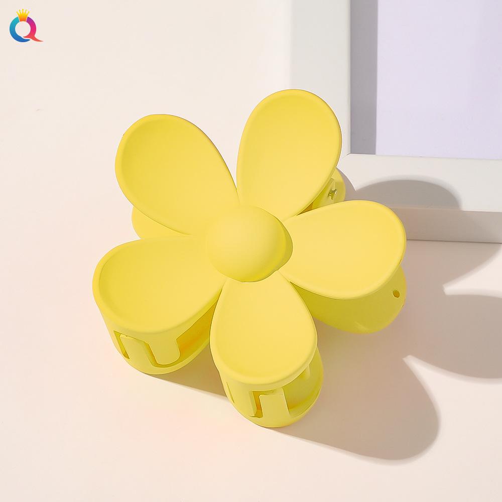 Spring Summer New Candy-colored Grab Clip Sweet Flower Hair Card Girls Fashion Headwear Women Elegant Sexy Hairpin Shark Clips