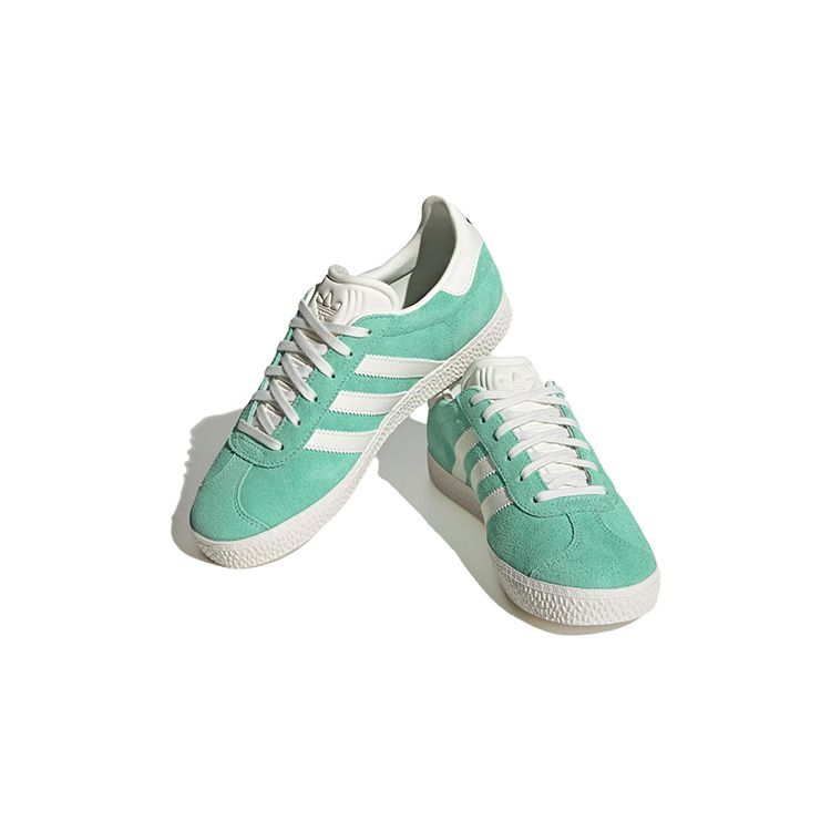 adidas Gazelle J Easy Green Kids Sneakers Core-White Silver-Green HP2865