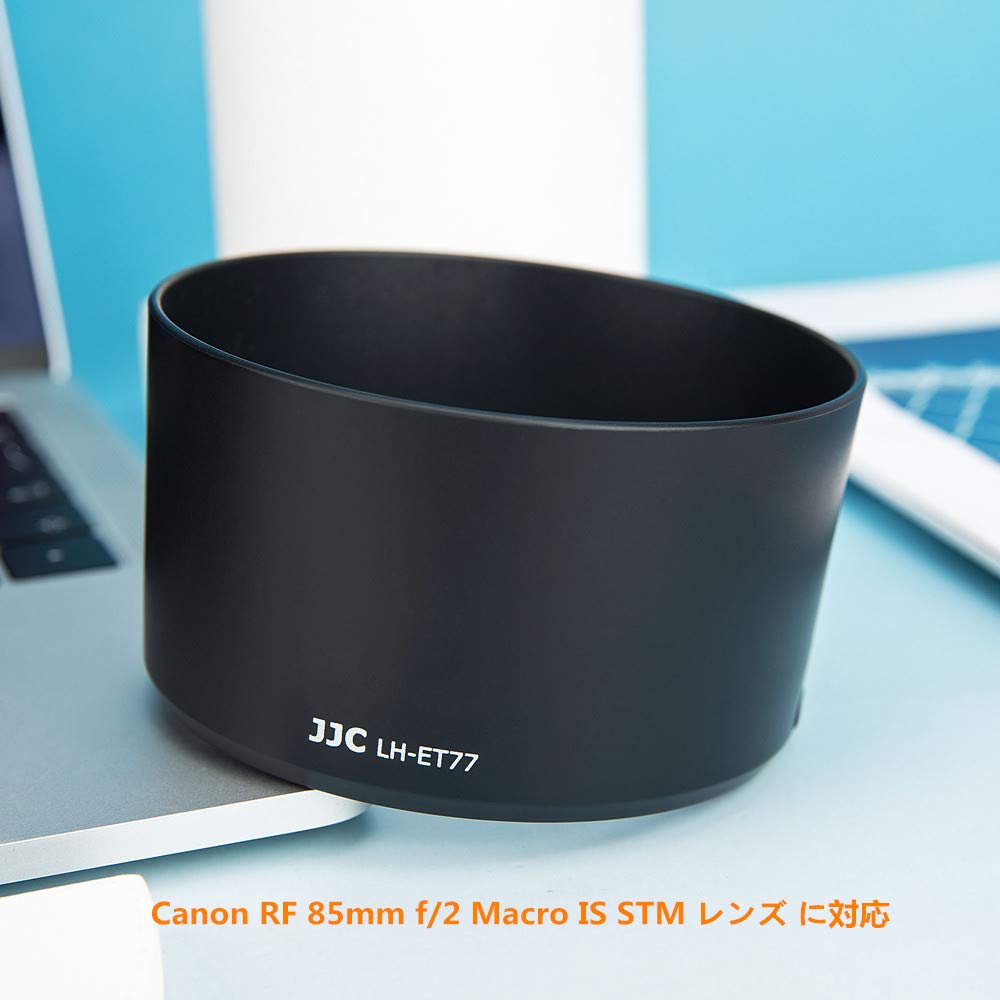 JJC Reversible Lens Hood for Canon RF 85mm F2 Macro IS STM Compatible with Canon EOS and Ra Cameras ET-77 Lens, R5, R6, R, RP,