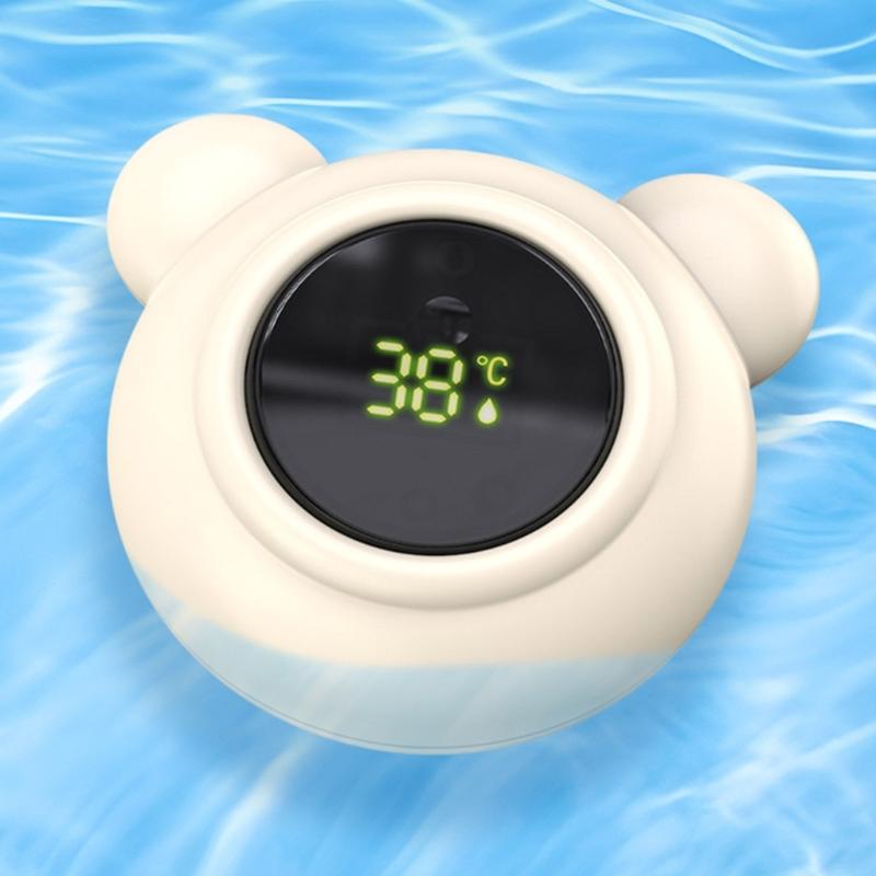 Convenient Water Temperature Monitor For Infant Bathing High Precise ABS LCD Display Auto Shut off Bath Thermometers